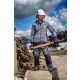 Spodnie robocze wzmacniane szaro-czarne slim fit Lahti Pro L40527 - 3